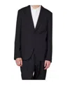 Officine Generale Single-breasted Blazer In Black