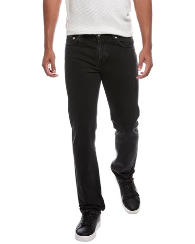 Officine Generale Slim Fit Japanese Denim Jean In Black