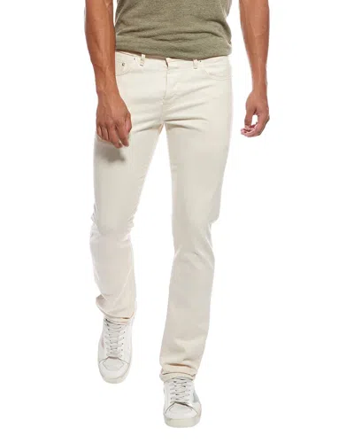 Officine Generale Slim Fit Japanese Denim Jean In White