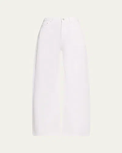 Officine Generale Sora Barrel Jeans In White