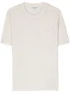 Officine Generale T-shirt Mit Brusttasche In White
