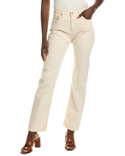 Officine Generale Straight Fit Jean In Neutral
