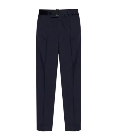 Officine Generale Straight-leg Casual Pants In Black