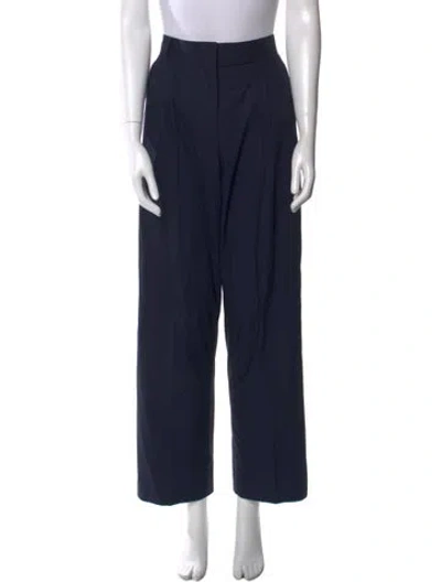 Pre-owned Officine Generale Straight Leg Pants In Blue