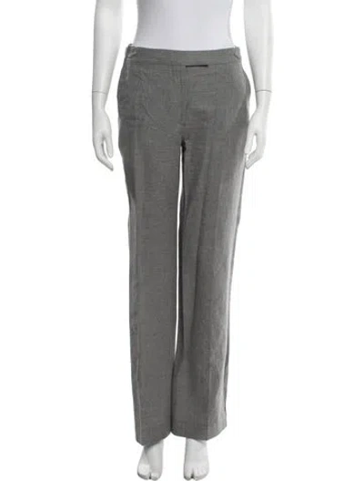 Pre-owned Officine Generale Straight Leg Pants In Grey