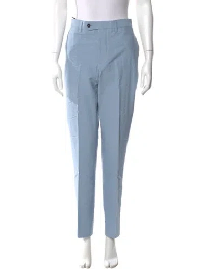 Pre-owned Officine Generale Straight Leg Pants W/ Tags In Blue