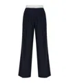 Officine Generale Striped Pattern Casual Pants In Multi