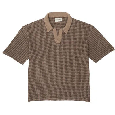 Officine Generale T Shirts And Polos Brown In Multi