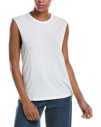 Officine Generale Tank T-shirt In White