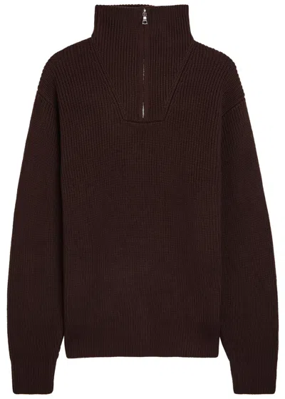 OFFICINE GENERALE OFFICINE GÉNÉRALE TAREK RIBBED WOOL JUMPER
