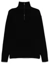 Officine Generale Tarek Sweater In Black