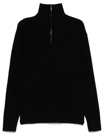 Officine Generale Tarek Sweater In Black
