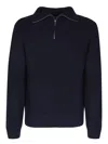Officine Generale Tarek Wool Jumper In Blue