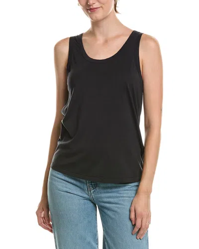 Officine Generale Tatia Pigment Dye Knit Tank Top In Black