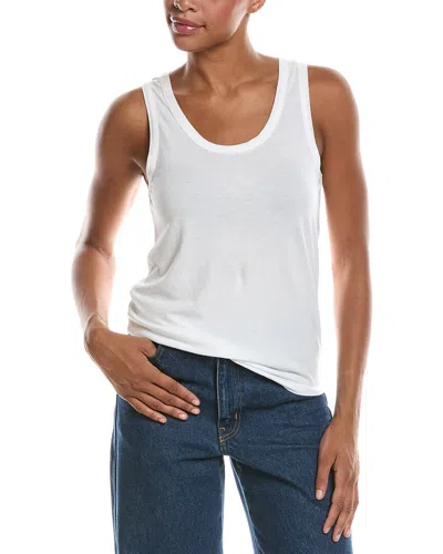 Officine Generale Tatia Solid Tank Top In White
