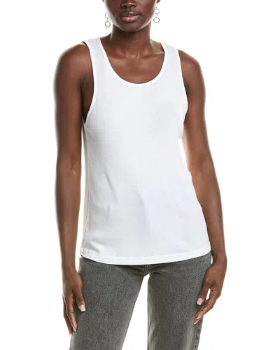 Officine Generale Tatiana Rib Garment-dyed Tank In White