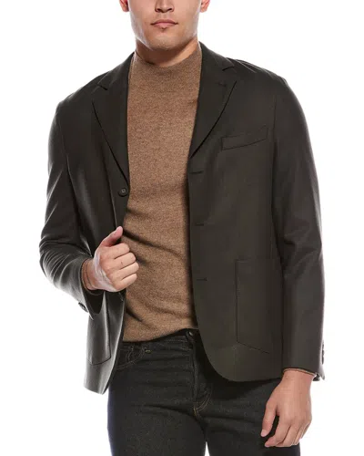 Officine Generale Tene Wool Blazer In Black