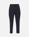 Officine Generale Blue Wool Elasticated Trousers