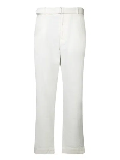 Officine Generale Trousers In Beige