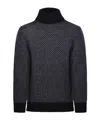 Officine Generale Turtleneck Sweater In Black