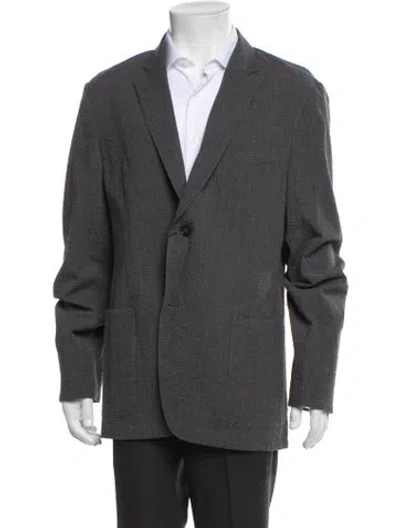 Pre-owned Officine Generale Two-piece Blazer In Gray