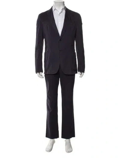 Pre-owned Officine Generale Two-piece Suit In Blue