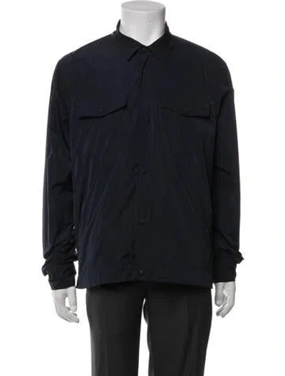 Pre-owned Officine Generale Utility Jacket In Blue