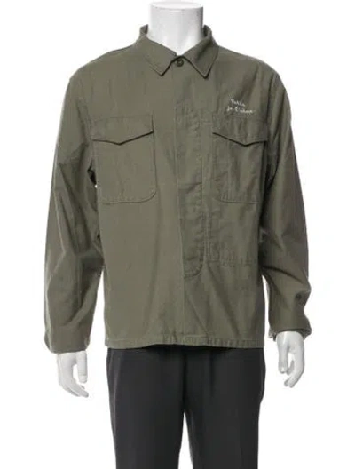 Pre-owned Officine Generale Utility Jacket In Green