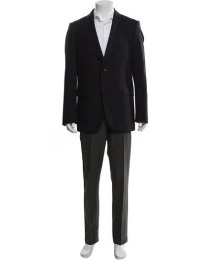 Pre-owned Officine Generale Virgin Wool Blazer In Black