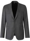 Officine Generale Virgin Wool Blazer In Grey