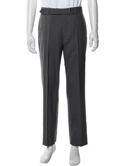 Pre-owned Officine Generale Virgin Wool Dress Pants W/ Tags In Gray
