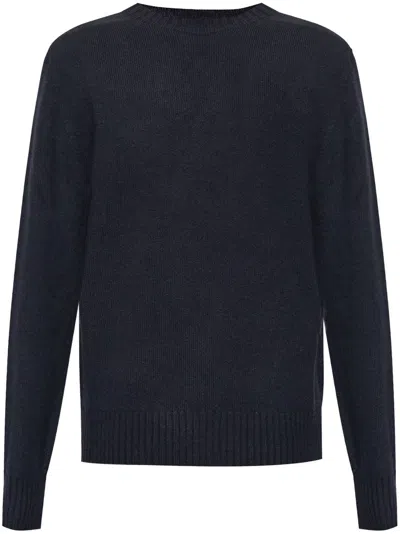 Officine Generale Virgin Wool Jumper In Blue