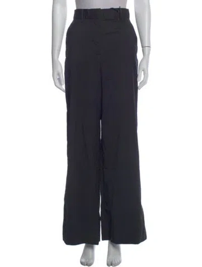 Pre-owned Officine Generale Virgin Wool Wide Leg Pants W/ Tags In Gray