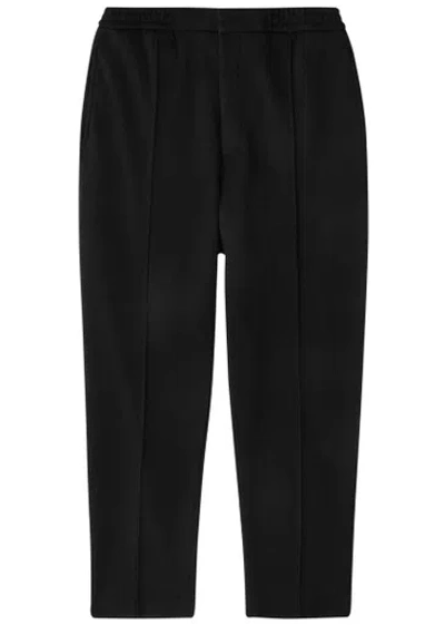 Officine Generale Officine Générale Walter Tapered-leg Woven Trousers In Black