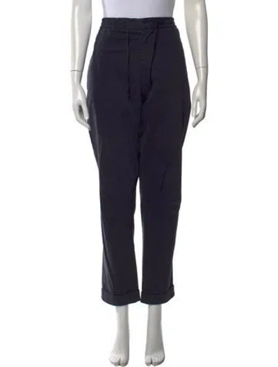 Pre-owned Officine Generale Wide Leg Pants In Blue