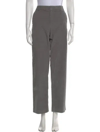 Pre-owned Officine Generale Wide Leg Pants In Gray