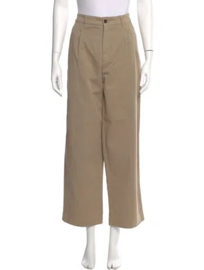 Pre-owned Officine Generale Wide Leg Pants In Neutral