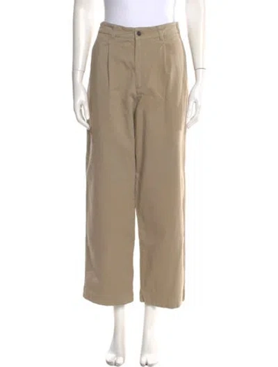 Pre-owned Officine Generale Wide Leg Pants In Neutral