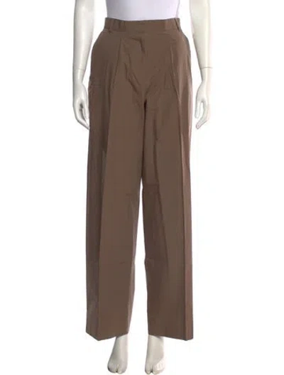Pre-owned Officine Generale Wide Leg Pants W/ Tags In Brown
