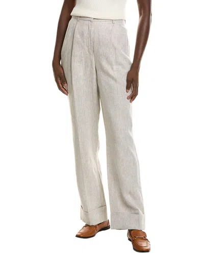 Officine Generale Willow Linen Pant In White