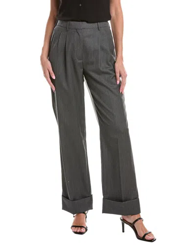 Officine Generale Willow Wool Pant In Gray