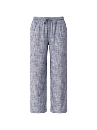 Officine Generale Wilma Drawstring-waist Trousers In Blue