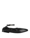 Officine Generale Officine Générale Woman Ballet Flats Black Size 7 Sheepskin In Black