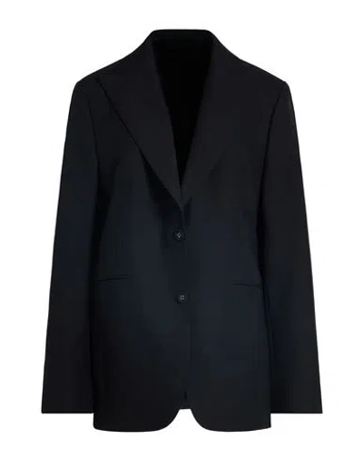 Officine Generale Officine Générale Woman Blazer Black Size 8 Virgin Wool