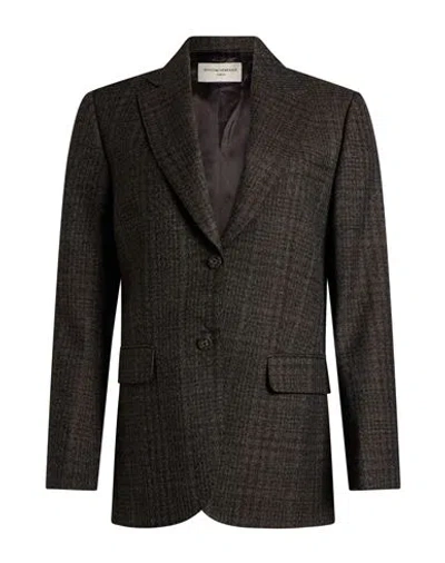 Officine Generale Officine Générale Woman Blazer Brown Size 2 Virgin Wool