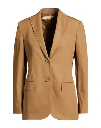 Officine Generale Officine Générale Woman Blazer Camel Size 2 Wool, Cashmere In Brown