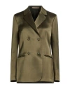 Officine Generale Hilda Solid Jacket In Green