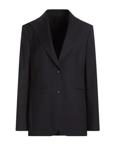 Officine Generale Officine Générale Woman Blazer Midnight Blue Size 4 Virgin Wool