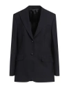 Officine Generale Officine Générale Woman Blazer Midnight Blue Size 6 Viscose In Blue