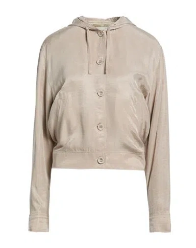 Officine Generale Officine Générale Woman Jacket Sand Size L Lyocell In Neutral